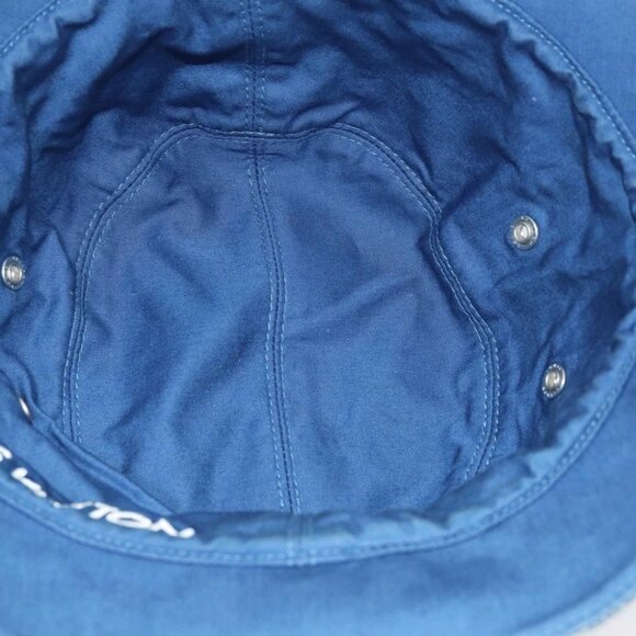 LOUIS VUITTON Monogram Hat Cotton Denim Blue - Picture 10 of 13